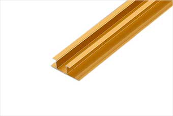 宜春航空纤维墙咔铝合金带灯中条（钛金氧化）