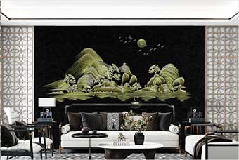 宜春森佰汇航空纤维墙咔（湖光山色）